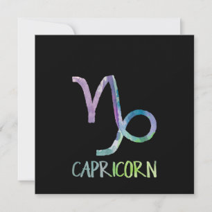 Capricorn Zodiac Symbol Astrologie Sea Goat Gesche Einladung