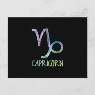 Capricorn Zodiac Symbol Astrologie Sea Goat Gesche Einladungspostkarte