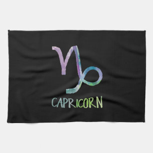 Capricorn Zodiac Symbol Astrologie Sea Goat Gesche Geschirrtuch