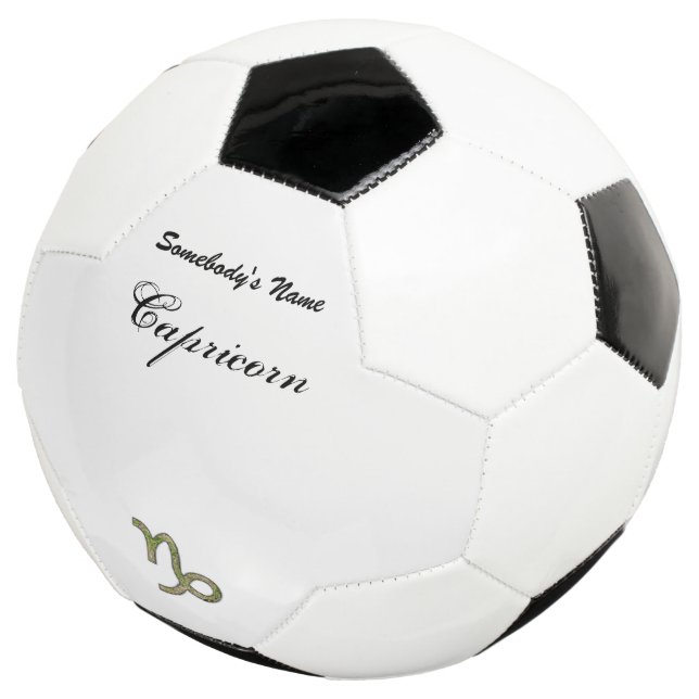 Capricorn Zodiac Symbol Element von K Yoncich Fußball (Dreiviertel)