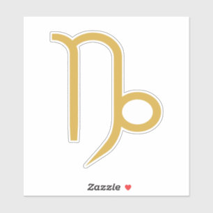 Capricorn-Zodiac-Zeichen Aufkleber