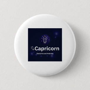 Capricorn-Zodiac-Zeichen Button