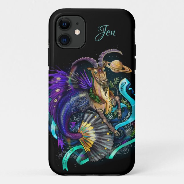 Capricorn-Zodiac-Zeichen Case-Mate iPhone Hülle (Rückseite)