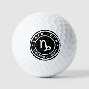 Capricorn-Zodiac-Zeichen Golfball