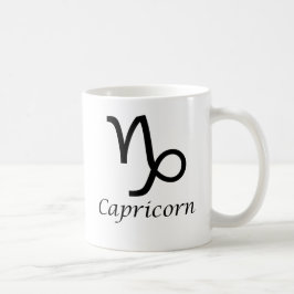 "Capricorn" Zodiac-Zeichen Kaffeetasse