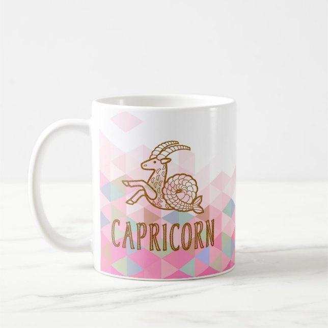 Capricorn-Zodiac-Zeichen Kaffeetasse (Links)