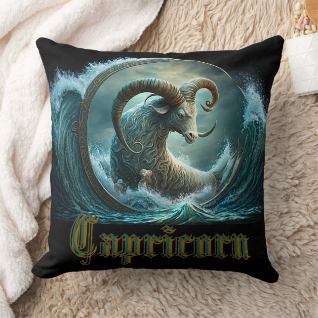 Capricorn-Zodiac-Zeichen Kissen (Decke)
