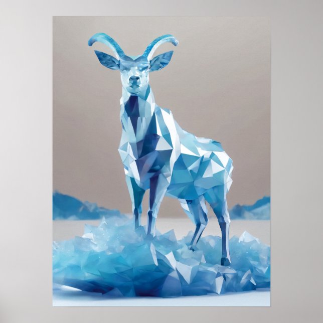 Capricorn-Zodiac-Zeichen Poster (Vorne)