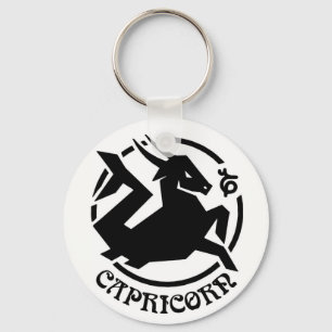 Capricorn-Zodiac-Zeichen Schlüsselanhänger