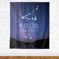 Capricorne | Tapisserie d'astrologie personnalisée