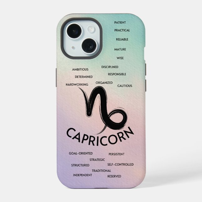Capricorne Zodiac Horoscope Traits Filles (Verso)
