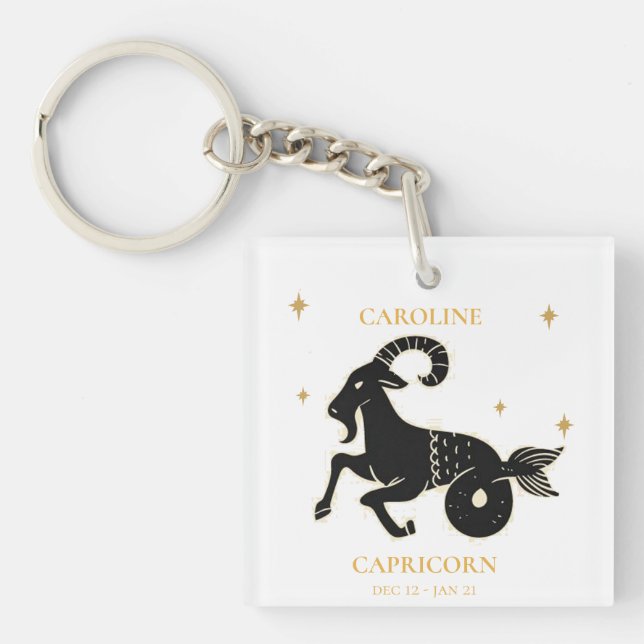 Capricorne Zodiac Nom du signe Cadeau astrologique (Devant)