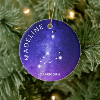 Capricorne Zodiac Ornement personnalisé Zodiac Cad
