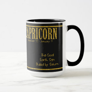 Capricorne Zodiac Star Sign Mug