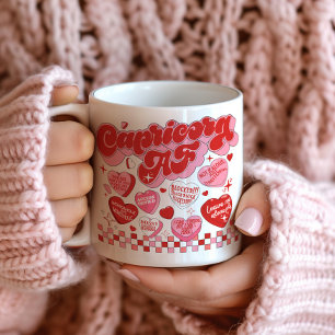 Capricorne Zodiac Traits Retro Valentine Mug