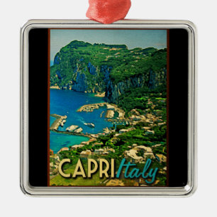 Capris Italien Vintage Reise Silbernes Ornament