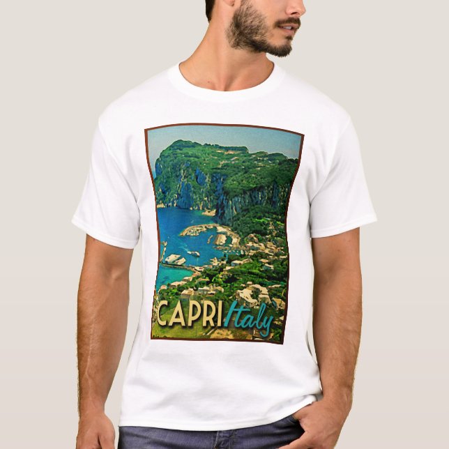 Capris Italy Vintage Travel T-Shirt (Vorderseite)