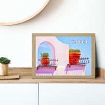 Capris Terracotta Haven: Mauer verziert Italien