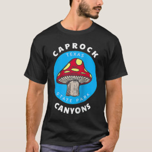 Caprock Canyons Staat Park Texas TX Pilz Souve T-Shirt