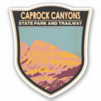 Caprock Canyons Staat Park und Trailway Texas