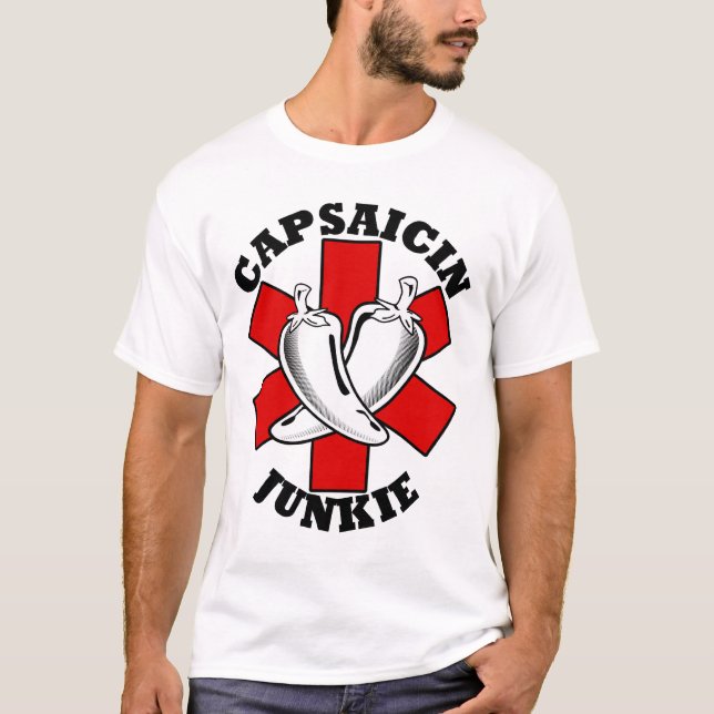 Capsaicin-Junkie T-Shirt (Vorderseite)