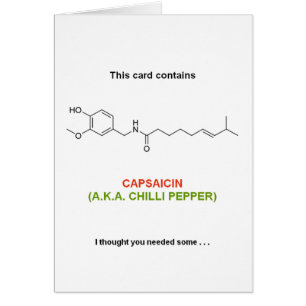 Capsaicin-Karte