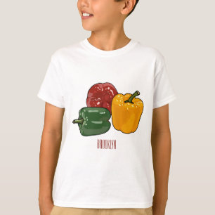 Capsicum-Cartoon-Abbildung T-Shirt
