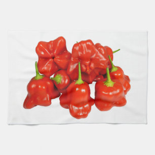 Capsicum Chinense Chili Teetuch Geschirrtuch