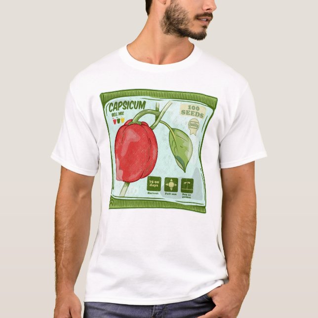 Capsicum Rote Glocke T-Shirt (Vorderseite)