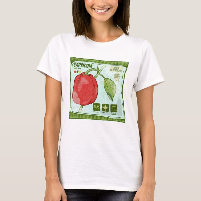 Capsicum Rote Glocke T-Shirt (Vorderseite)