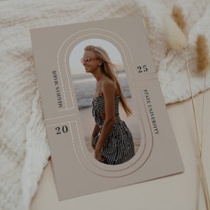 Capsule temps   Moderne Faire-part de graduation F