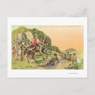 Capt. Portolas erste Ansicht Postkarte