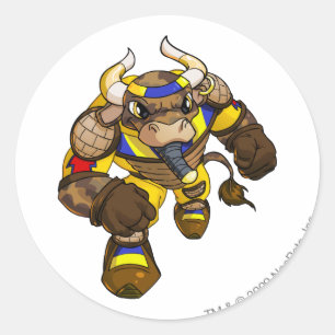 Captain 2 runder aufkleber