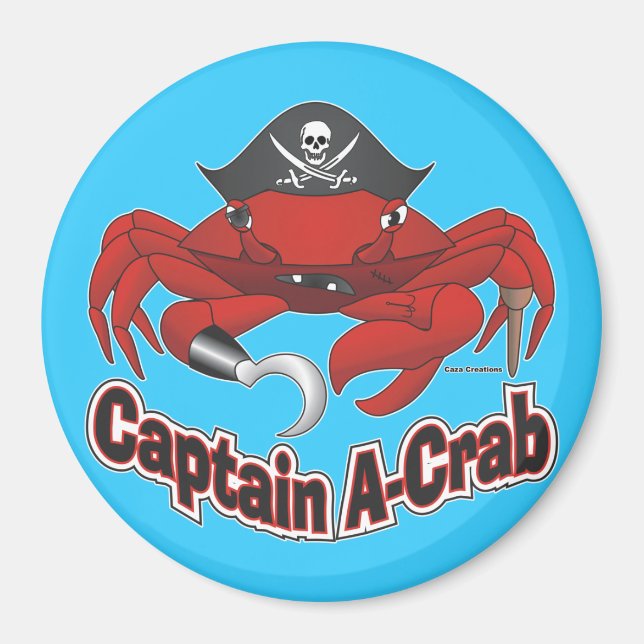 Captain "A-Crab" Magnet (Vorne)