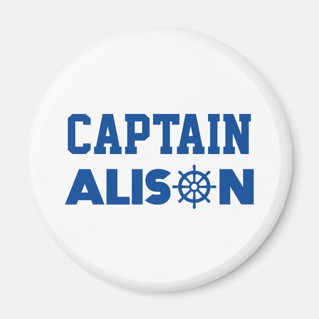 Captain Alison Magnet (Vorne)