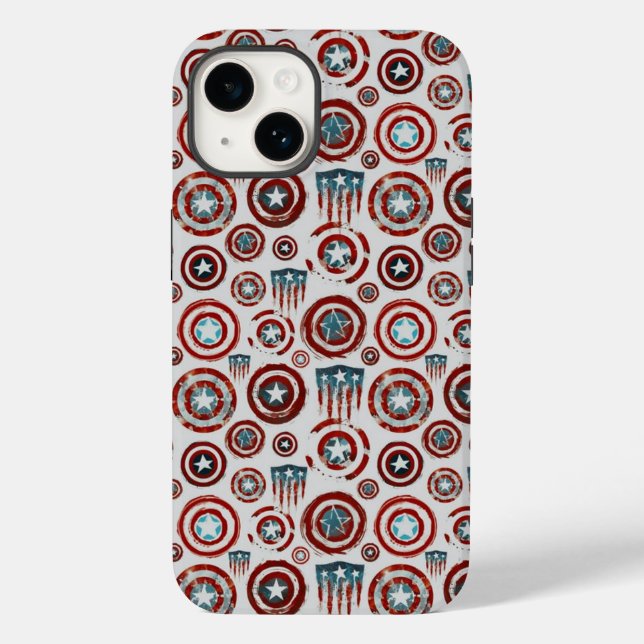 Captain America Case-Mate iPhone 14 Hülle (Rückseite)
