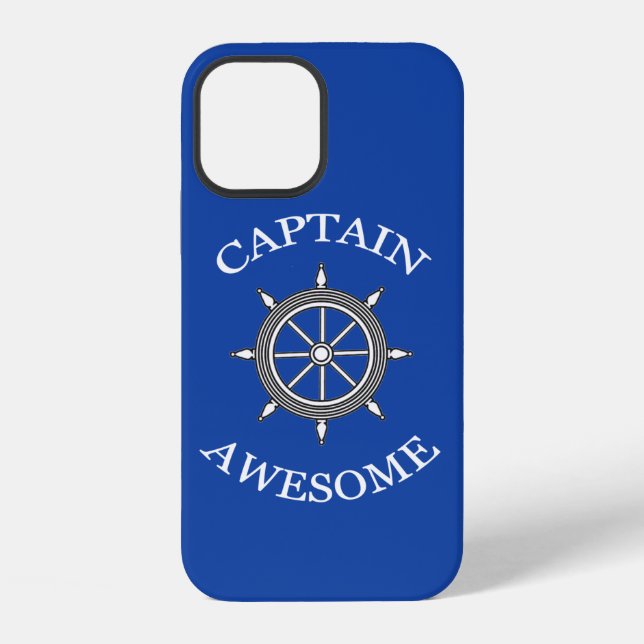"Captain Awesome"  iPhone 12 Hülle (Rückseite)