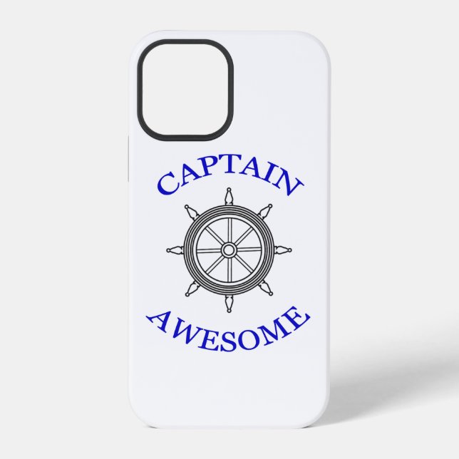 "Captain Awesome" iPhone 12 Pro Hülle (Rückseite)