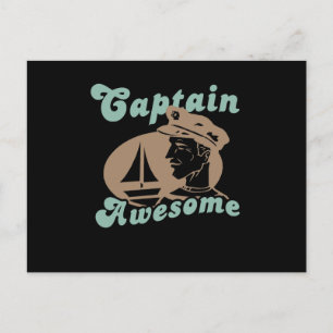 Captain Awesome Postkarte