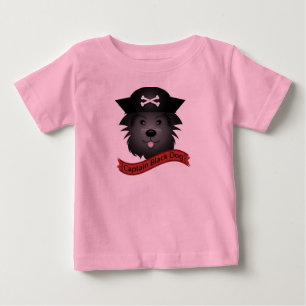 Captain Black Dog - Baby Fine Jersey T - Shirt 