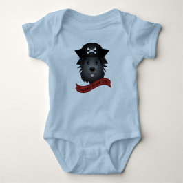Captain Black Dog - Baby Jersey Bodysuit  Baby Strampler