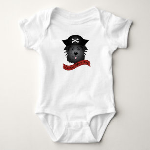 Captain Black Dog - Baby Jersey Bodysuit Strampler