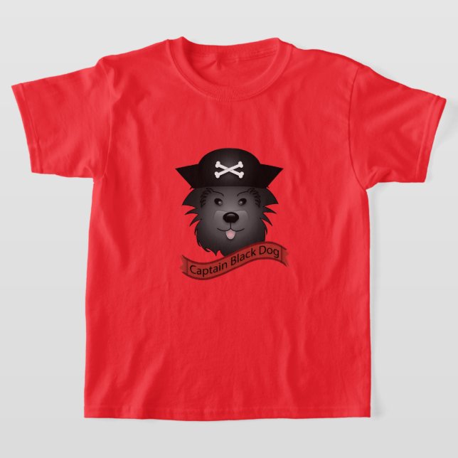 Captain Black Dog - Kids' Basic T - Shirt (Ablage )