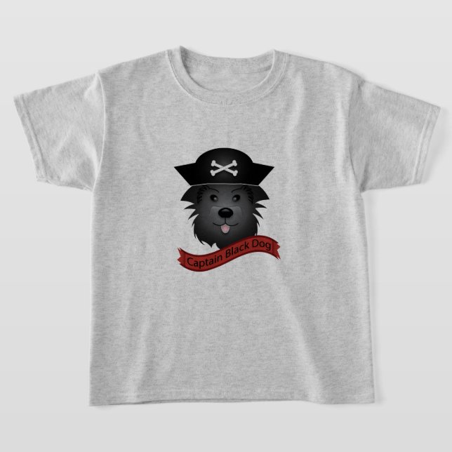 Captain Black Dog - Kids' Basic T - Shirt (Ablage )