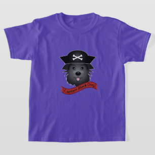Captain Black Dog - T-shirt de base pour enfants