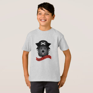 Captain Black Dog - T-shirt de base pour enfants