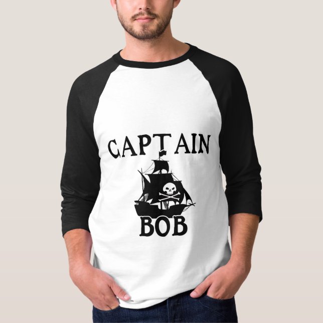 Captain Bob (Piratenschiff) T-Shirt (Vorderseite)