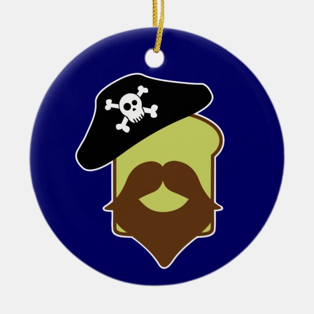 Captain Breadbeard Keramikornament (Vorne)