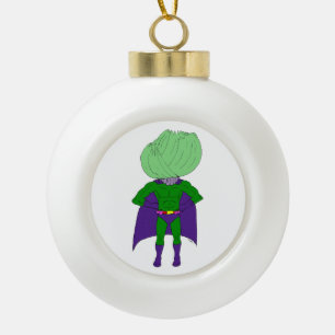 Captain Cabbage Keramik Kugel-Ornament