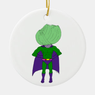 Captain Cabbage Keramik Ornament